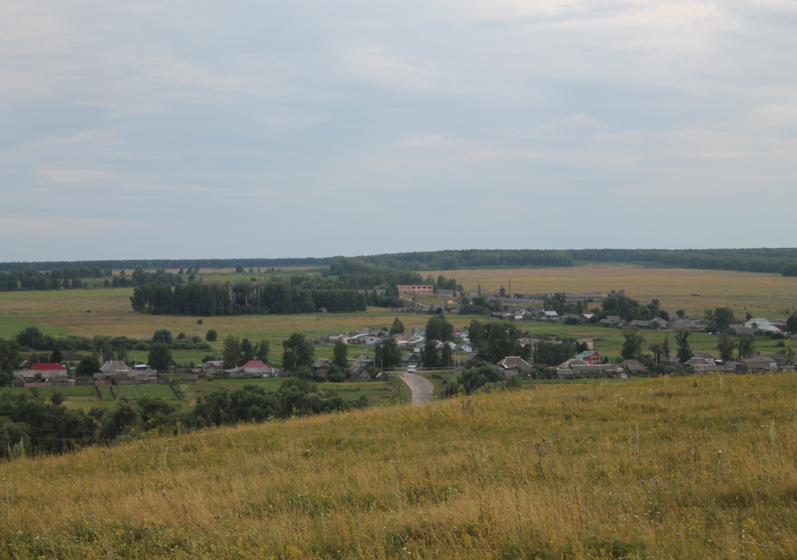 Вид на село.